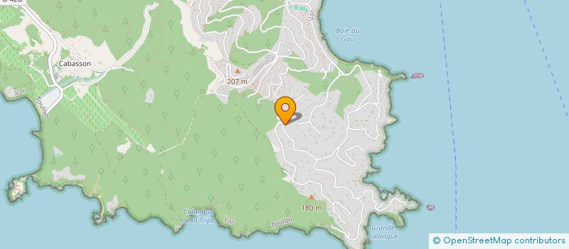 localisation de l'entreprise SCI LES HURLEVENTS à BORMES-LES-MIMOSAS