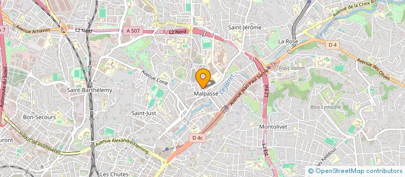 localisation de l'entreprise SCI LES HYADES à MARSEILLE