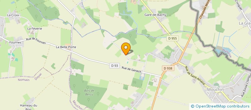 localisation de l'entreprise SCI LES HYDRANGEAS  MOUCHIN