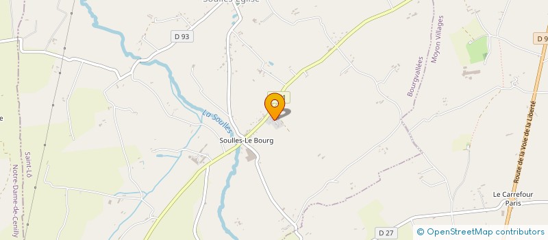 localisation de l'entreprise SCI LES IFS  BOURGVALLEES