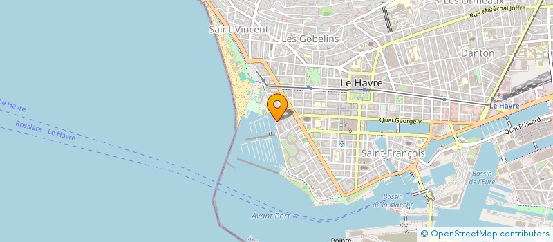 localisation de l'entreprise SCI LES IFS  LE HAVRE