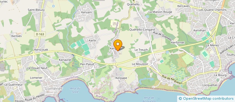 localisation de l'entreprise SCI LES IFS  LARMOR-PLAGE