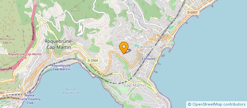 localisation de l'entreprise SCI LES IFS à ROQUEBRUNE-CAP-MARTIN
