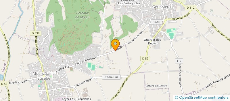 localisation de l'entreprise SCI LES IFS  MOURS-SAINT-EUSEBE