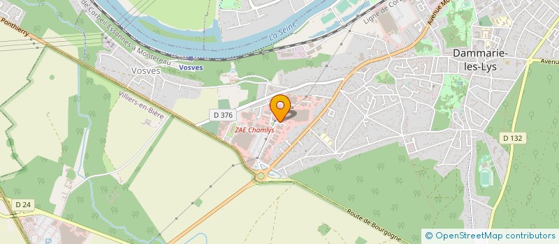 localisation de l'entreprise SCI LES IFS à DAMMARIE-LES-LYS