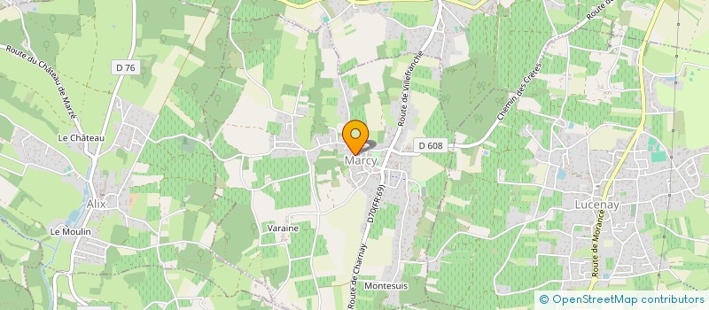 localisation de l'entreprise SCI LES IFS I  LUCENAY