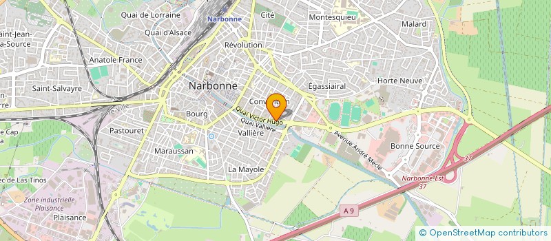 localisation de l'entreprise SCI LES II S  NARBONNE