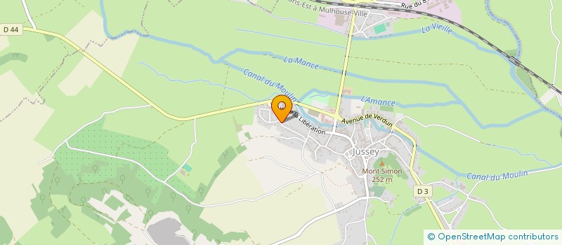 localisation de l'entreprise SCI  LES ILES  JUSSEY