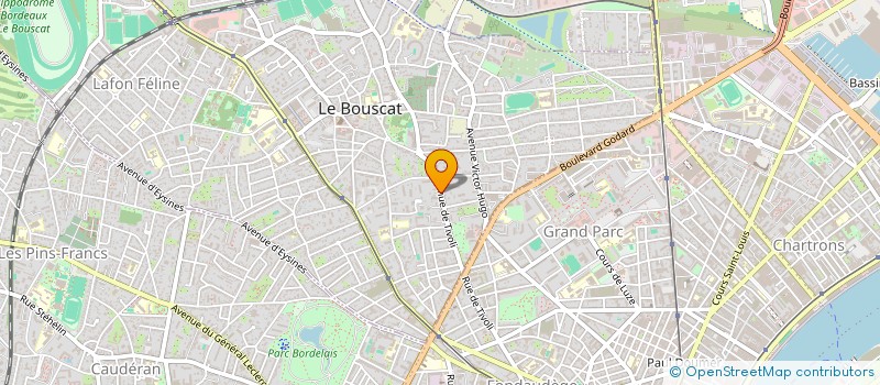 localisation de l'entreprise SCI LES ILES  LE BOUSCAT