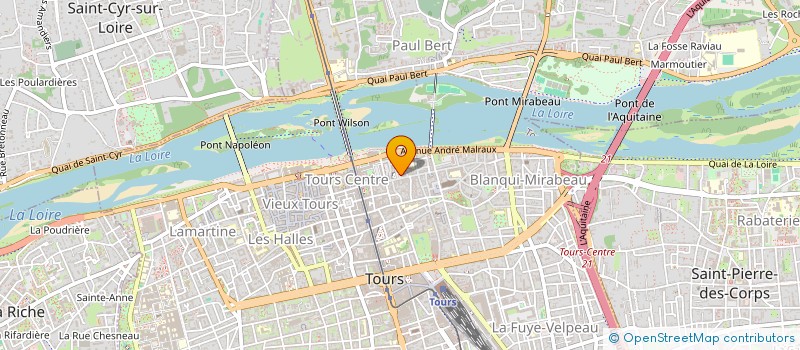 localisation de l'entreprise SCI LES ILES  TOURS