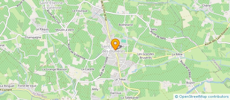 localisation de l'entreprise SCI LES ILES  SAINT-ETIENNE-DES-OULLIERES