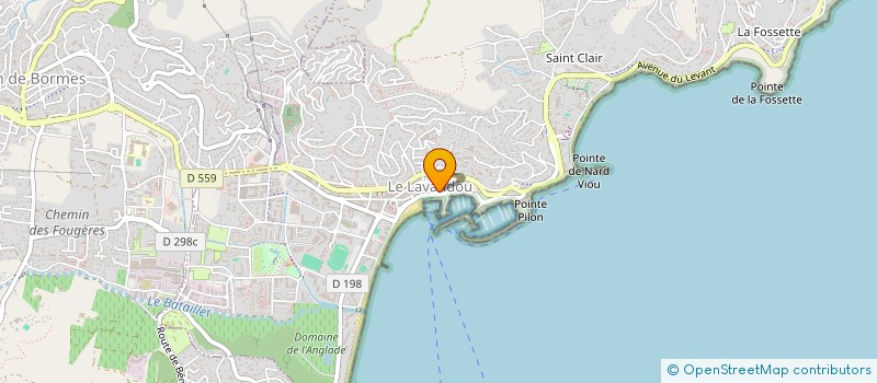 localisation de l'entreprise SCI LES ILES D'OR à LE LAVANDOU