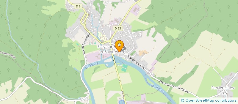 localisation de l'entreprise SCI LES ILES DU PONT à SCEY-SUR-SAONE-ET-SAINT-ALBIN