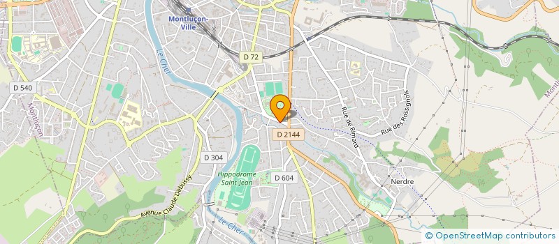localisation de l'entreprise SCI LES ILETS à MONTLUCON