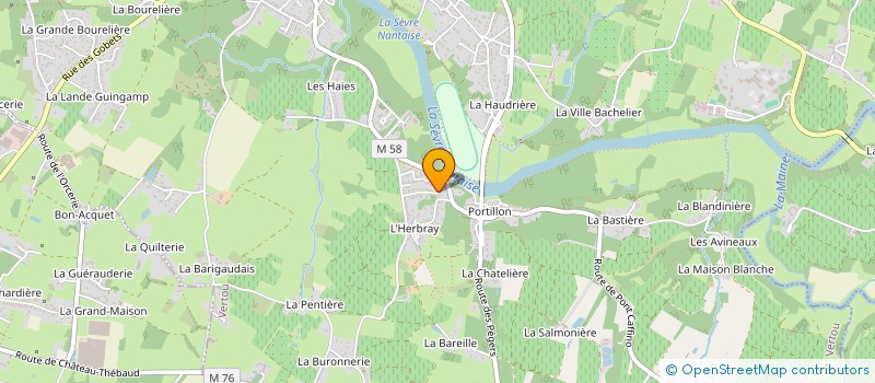 localisation de l'entreprise SCI LES ILETS  VERTOU