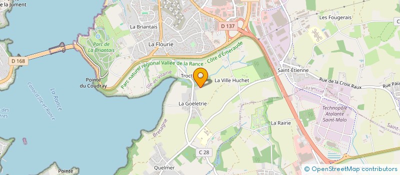localisation de l'entreprise SCI LES ILOTS  SAINT-MALO