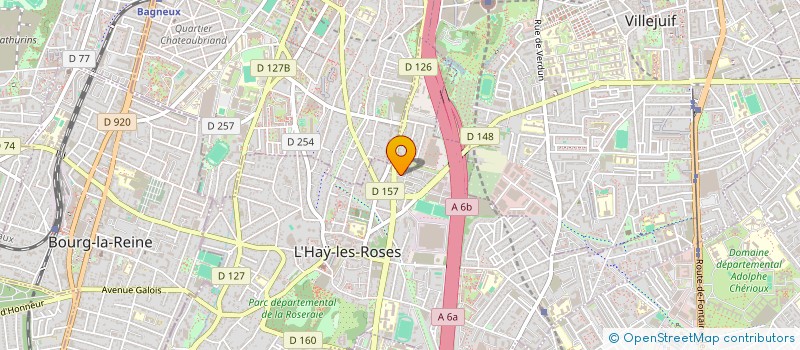 localisation de l'entreprise SCI LES IMBERGERES  L'HAY-LES-ROSES