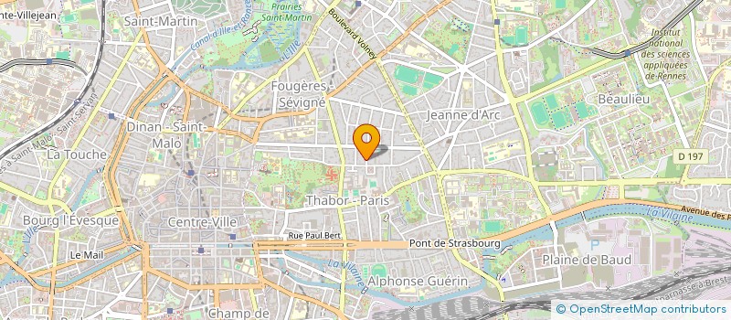 localisation de l'entreprise SCI LES IMBERTS  RENNES
