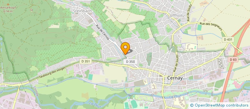 localisation de l'entreprise SCI LES IMMEUBLES  CERNAY