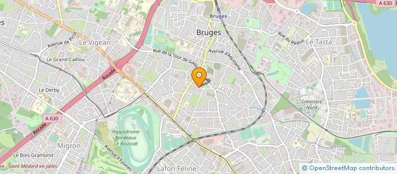 localisation de l'entreprise SCI LES IMMEUBLES PALLANCA à BRUGES