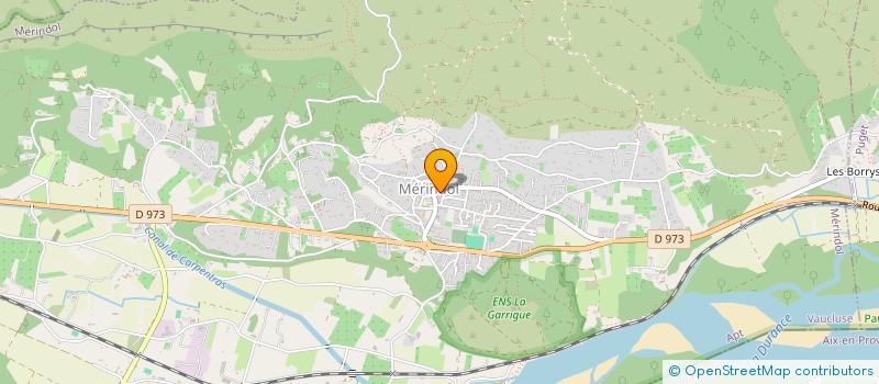 localisation de l'entreprise SCI LES IMPATIENTS  MERINDOL