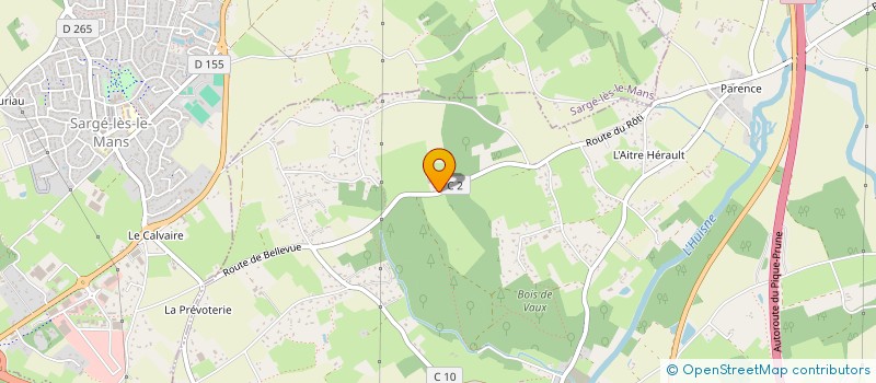 localisation de l'entreprise SCI LES IMPERATRICES  YVRE L EVEQUE