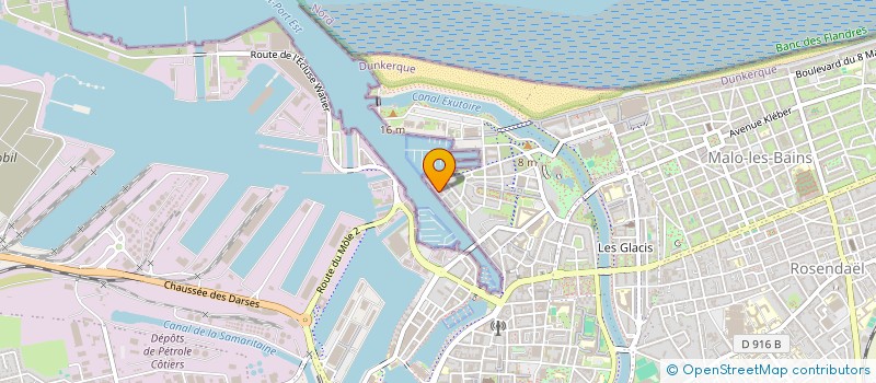 localisation de l'entreprise SCI LES IMPRESSIONNISTES à DUNKERQUE
