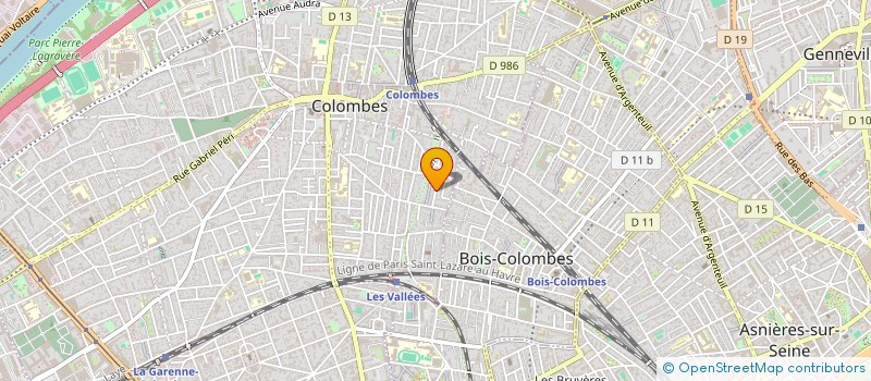 localisation de l'entreprise SCI LES IMPRESSIONNISTES à COLOMBES