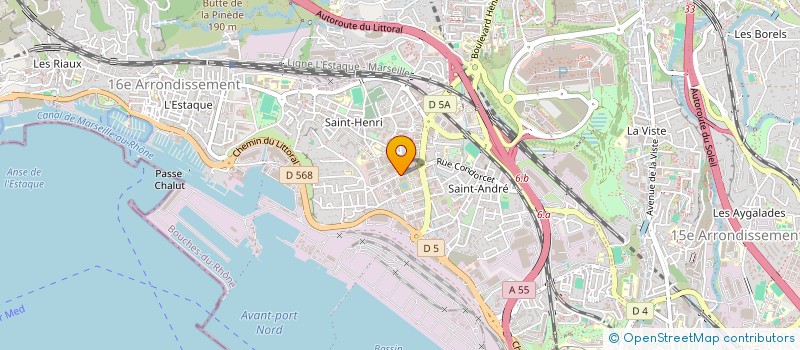 localisation de l'entreprise SCI LES IMPRESSIONNISTES à MARSEILLE