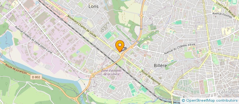 localisation de l'entreprise SCI LES INES  BILLERE