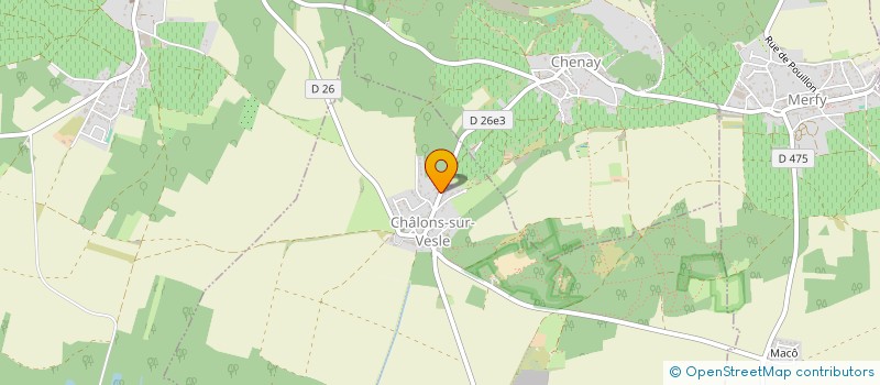 localisation de l'entreprise SCI LES INFIRMIERES DE SAINT ANDRE  CHALONS-SUR-VESLE