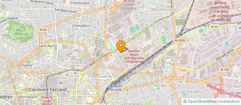 localisation de l'entreprise SCI LES INFIRMIERS D'ESTAING  CLERMONT-FERRAND