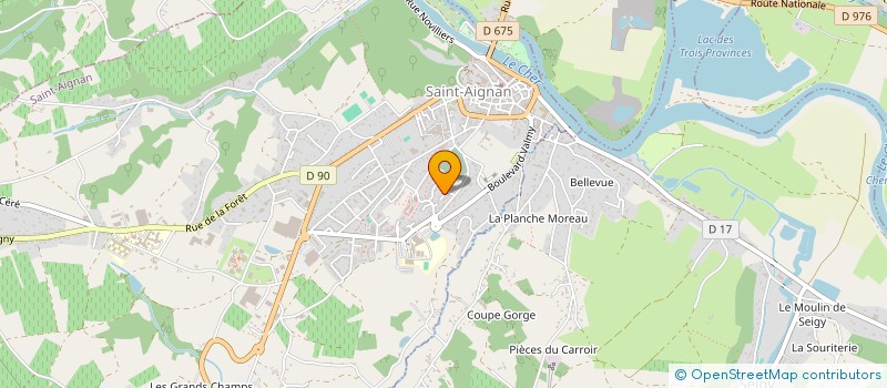 localisation de l'entreprise SCI LES INNOVATIONS à SAINT-AIGNAN