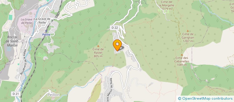 localisation de l'entreprise SCI LES INSEPARABLES  PEILLE