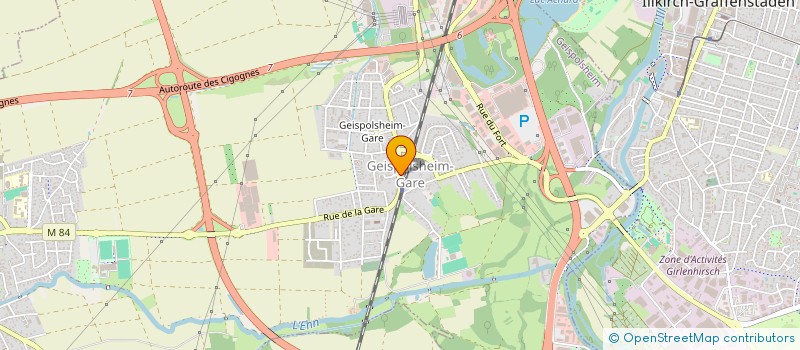 localisation de l'entreprise SCI LES INSEPARABLES  GEISPOLSHEIM