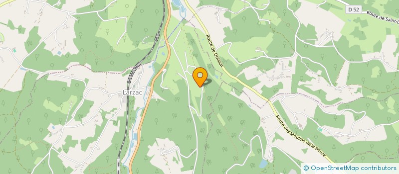 localisation de l'entreprise SCI LES IRIS  LARZAC