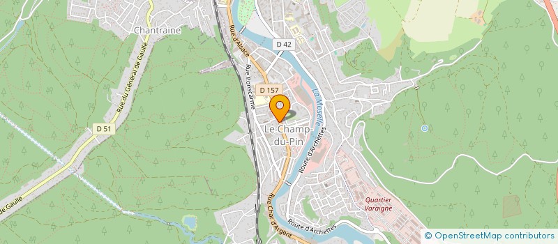 localisation de l'entreprise SCI LES IRIS  EPINAL