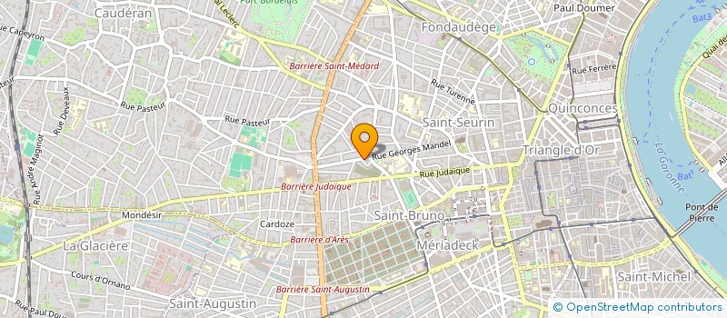 localisation de l'entreprise SCI LES IRIS  BORDEAUX