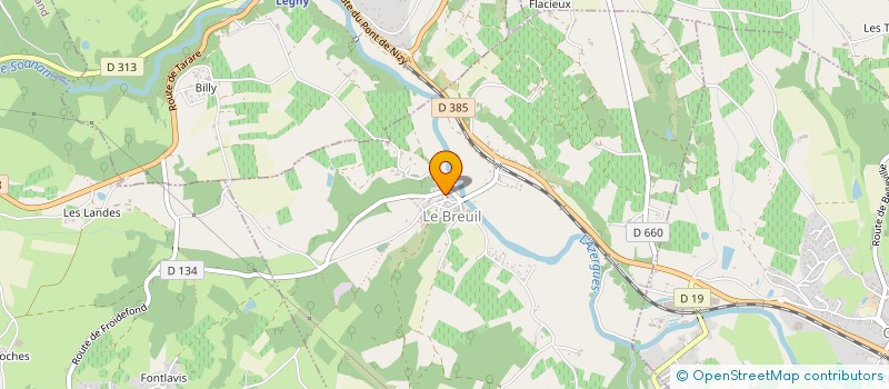 localisation de l'entreprise SCI LES IRIS  SAINT-VERAND