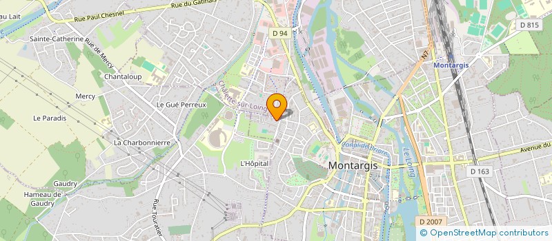 localisation de l'entreprise SCI LES IRIS à MONTARGIS