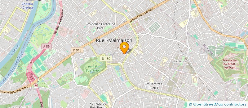 localisation de l'entreprise SCI  LES IRIS à RUEIL-MALMAISON