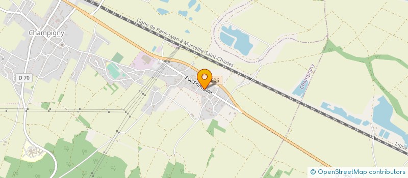 localisation de l'entreprise SCI LES IRIS  CHAMPIGNY