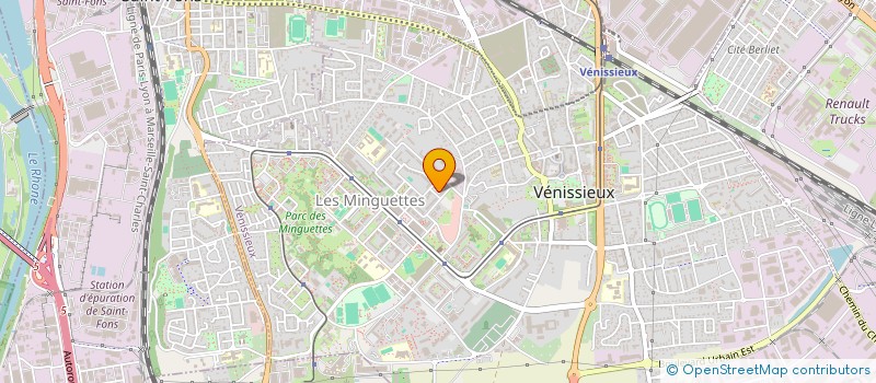 localisation de l'entreprise SCI LES IRIS  VENISSIEUX