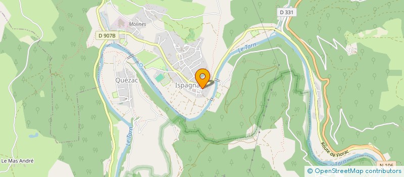 localisation de l'entreprise SCI LES IRIS  ISPAGNAC