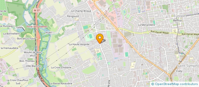 localisation de l'entreprise SCI LES IRIS  SAINT-CYR-SUR-LOIRE