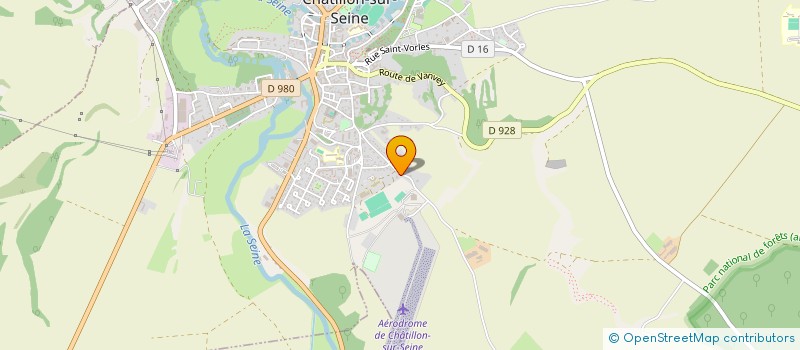 localisation de l'entreprise SCI LES IRIS  CHATILLON-SUR-SEINE