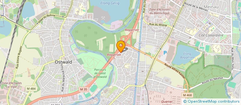 localisation de l'entreprise SCI LES IRIS  ILLKIRCH-GRAFFENSTADEN