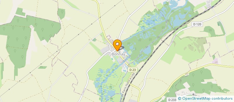 localisation de l'entreprise SCI LES IRIS  BONNAY