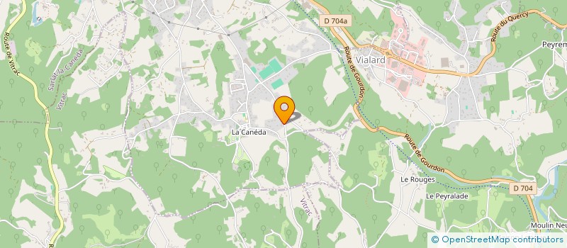 localisation de l'entreprise SCI LES ISALINES à VITRAC