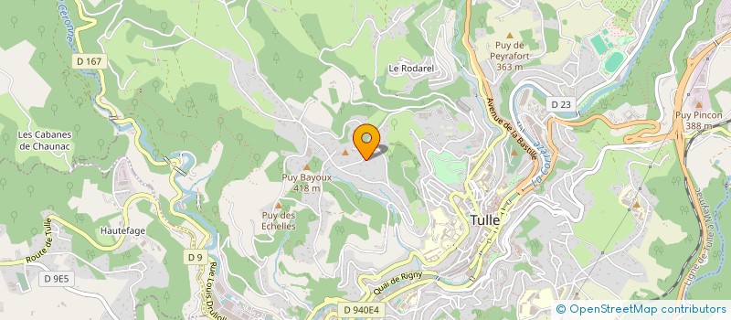 localisation de l'entreprise SCI LES ISLES  TULLE